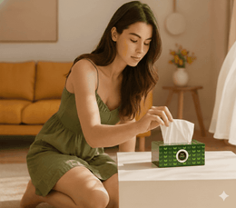 2 Ply 100% Bamboo Facial Tissues