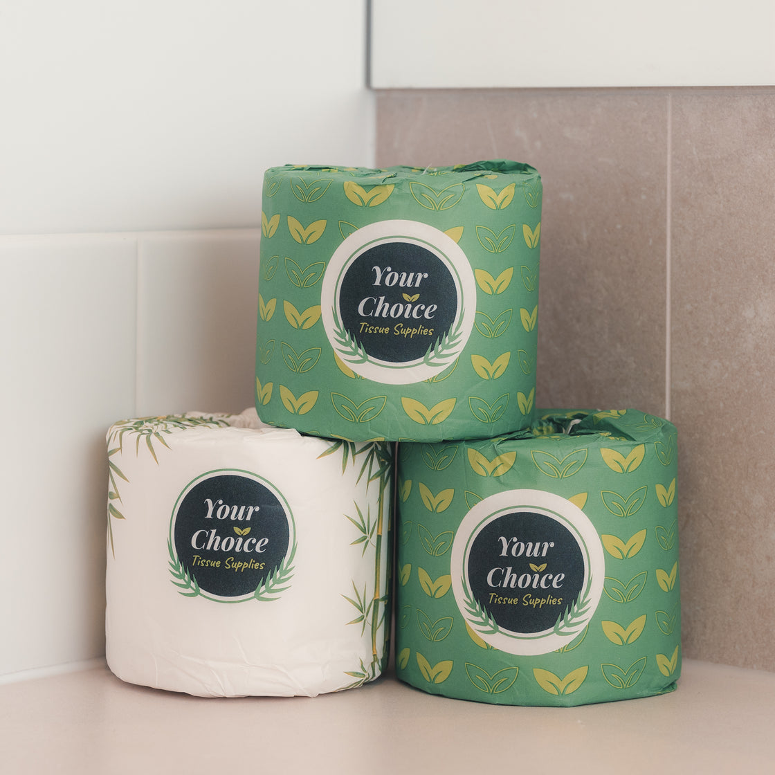 Bamboo toilet rolls