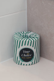 100% Recycled toilet rolls