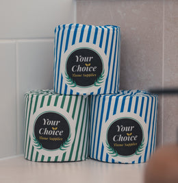 100% Recycled toilet rolls