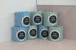 100% Recycled toilet rolls