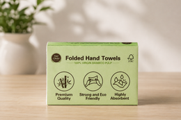 1 PLY 100% Bamboo Pulp 200 Sheets Folded Paper Hand Towels